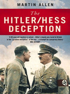 cover image of The Hitler–Hess Deception